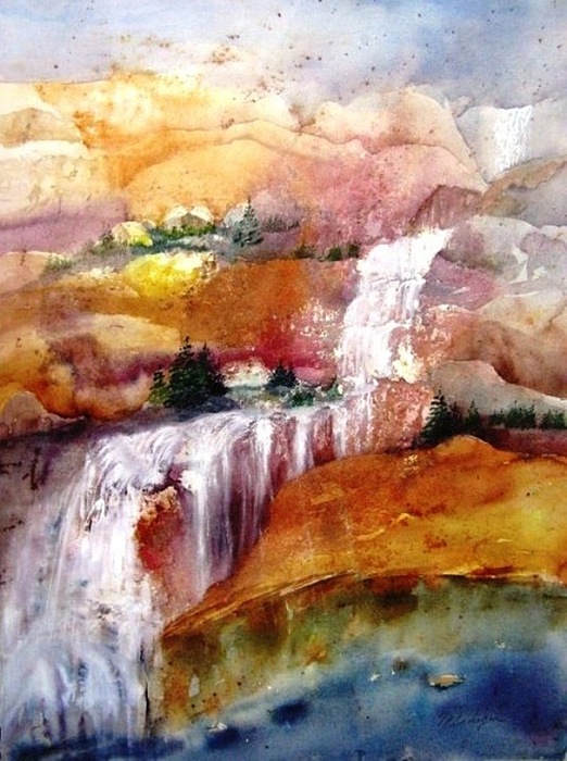 Maryann Schigur - Mountain Waterfall