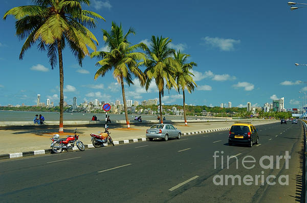 Mumbai Marine Drive sunset Women's T-Shirt by Milind Ketkar - Fine Art  America