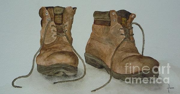 Annemeet Hasidi- van der Leij - My old hiking boots