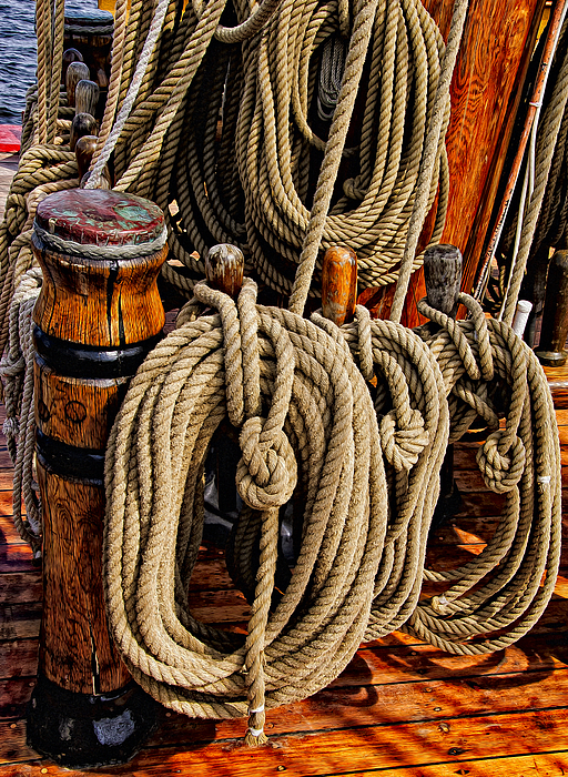 Nautical Knots 17 Oil Photograph