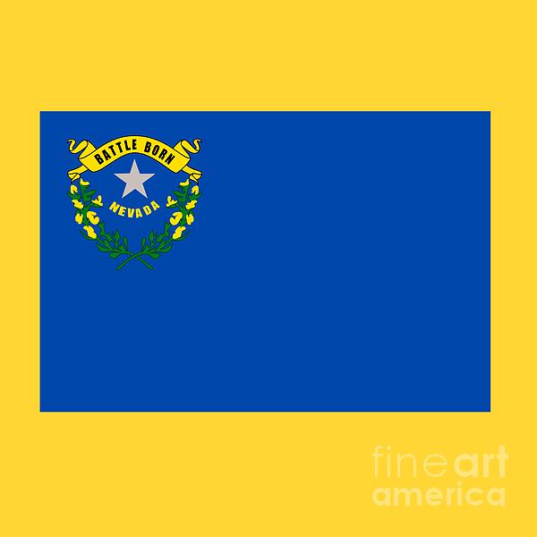 Nevada Flag Digital Art