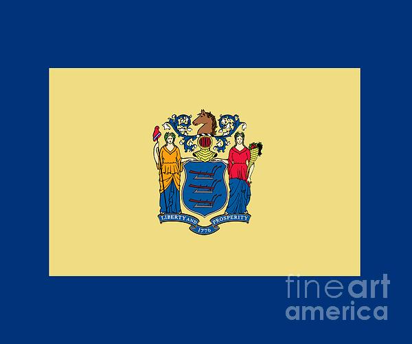 New Jersey Flag Digital Art