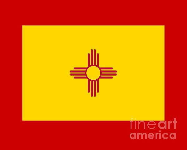 New Mexico Flag Digital Art