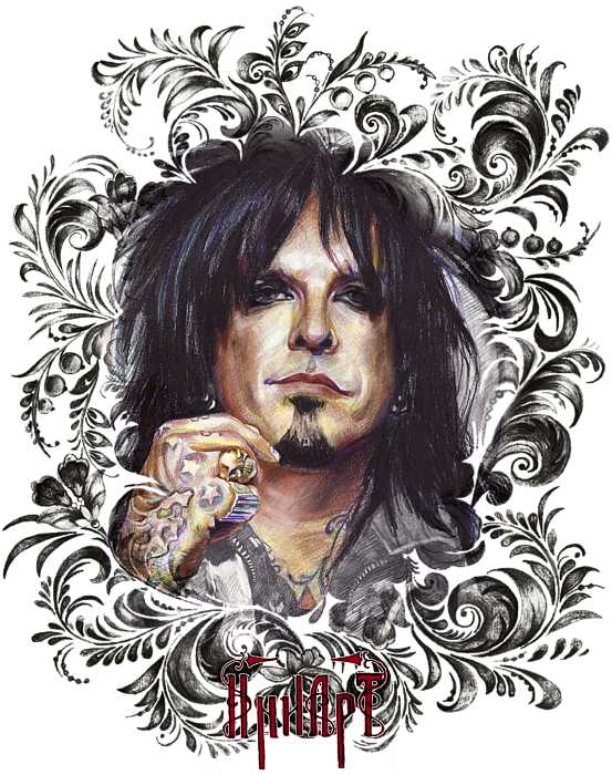 Nikki Sixx Motley Crue T-Shirt for Sale by Inna Volvak