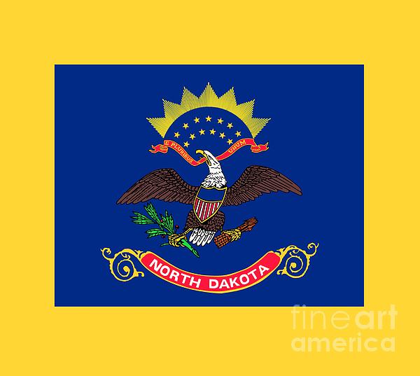 North Dakota Flag Digital Art