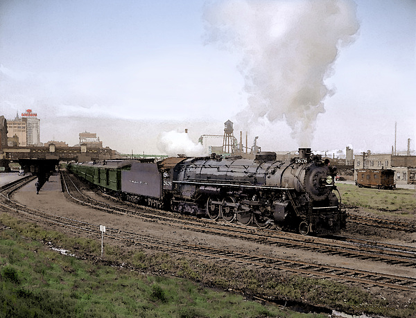 Northern Pacific 2626 at Tacoma WA Greeting Card for Sale by Stephen ...