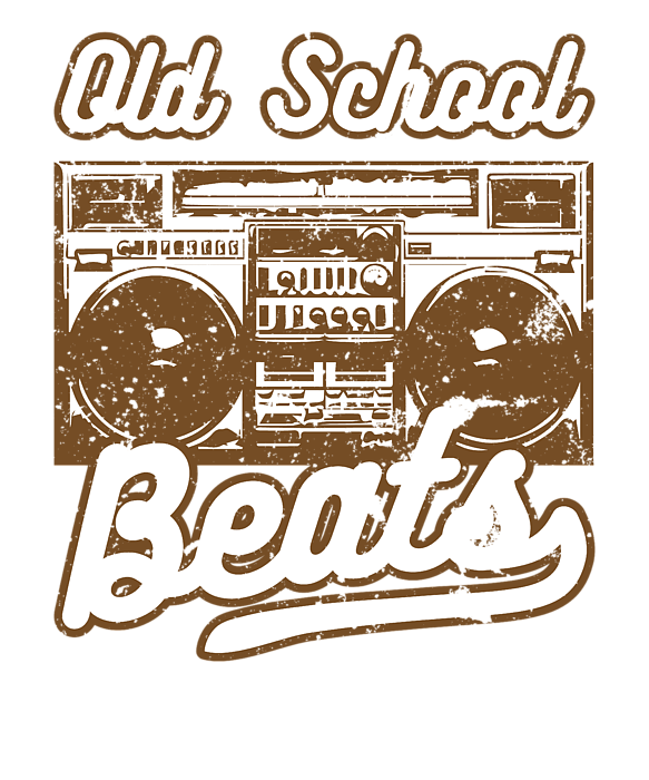 Old School Beats Boom Box Ghetto Blaster Music Kids T-Shirt for Sale by ...