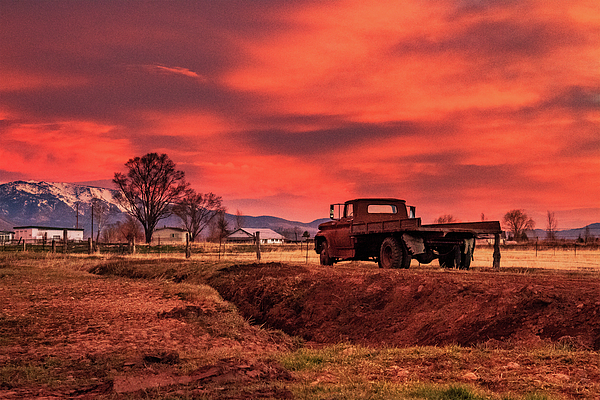 old valley truck watching the morning skyfire mike herron
