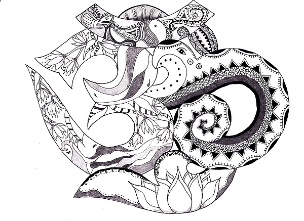 Om - designs - Drawings & Illustration, Abstract, Organic - ArtPal