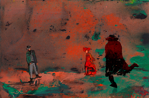 Once Upon A Time In The West Painting