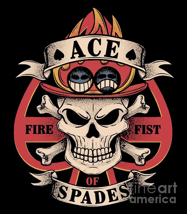 One Piece - Ace Spade iPhone Case by Aditya Sena - Pixels Merch