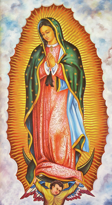 Our Lady of Guadalupe Greeting Card for Sale by Munir Alawi