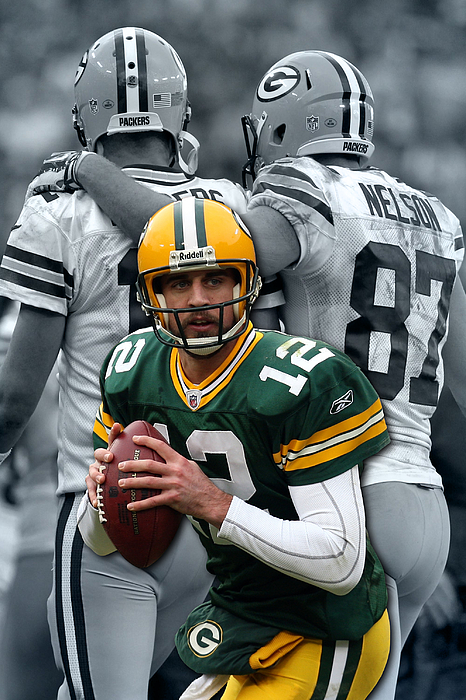 Aaron Rodgers Packers Face Mask by Joe Hamilton - Pixels