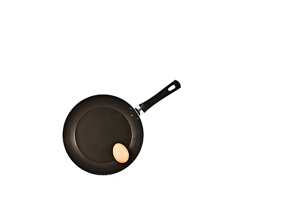 Pan With Egg Photograph