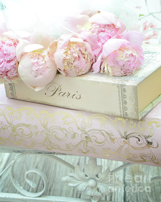 Pink Floral Vintage Paris Shabby Chic Postcard Personalized Evening Recepti＿並行輸入品