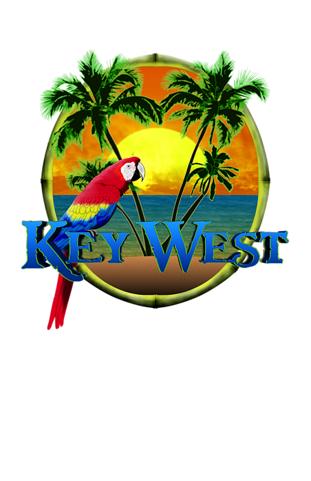 - T-Shirts Beach Sunset and Parrot in The Florida Keys of Key Largo Florida 3dRose Macdonald Creative Studios Florida 