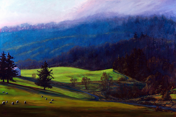 Petersons Butte Oregon Painting