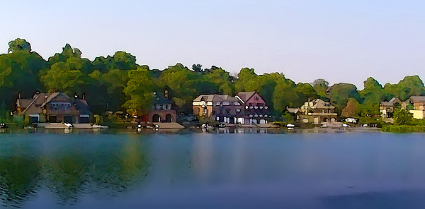 Boathouse Row in Philly by Bill Cannon