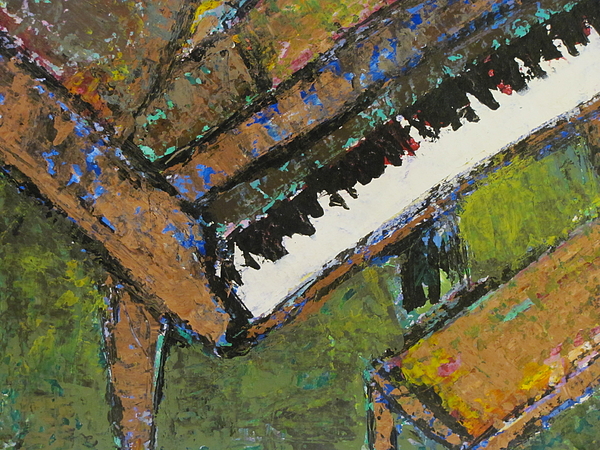 Piano Close Up 1 Painting
