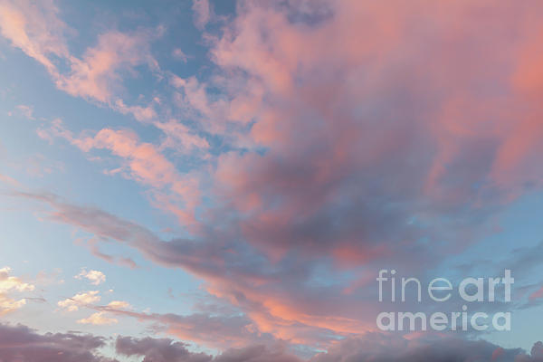 Pink Clouds And Blue Skies At Sunset 0162 Puzzle For Sale By Simon Bratt Photography Lrps