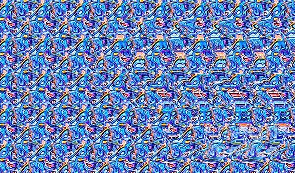 Om Symbol Stereogram Jigsaw Puzzle by JMarP - Pixels