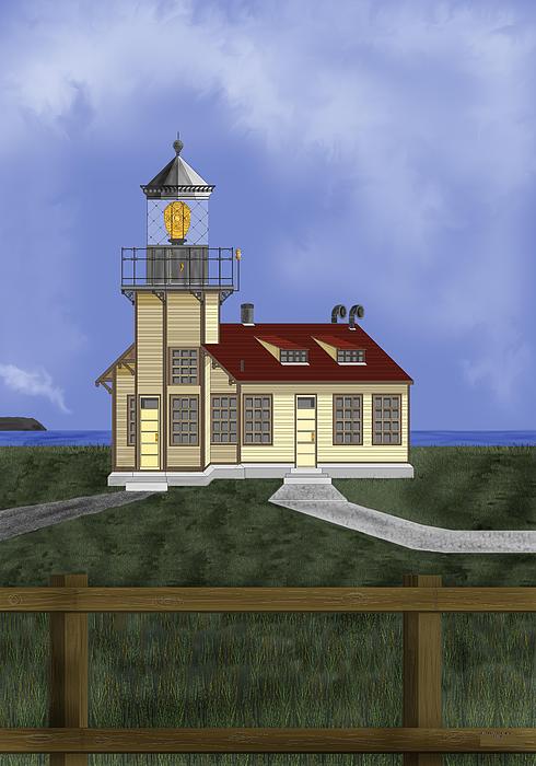 Point Cabrillo California Painting