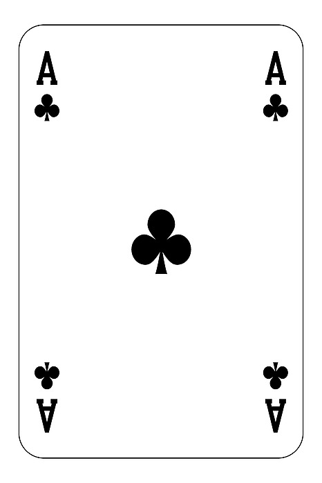 Poker playing card Ace heart Greeting Card by Miroslav Nemecek