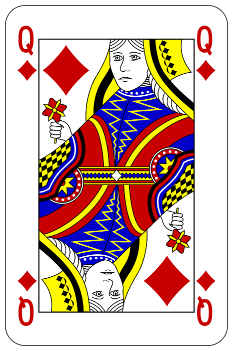 Poker playing card 3 heart Greeting Card by Miroslav Nemecek