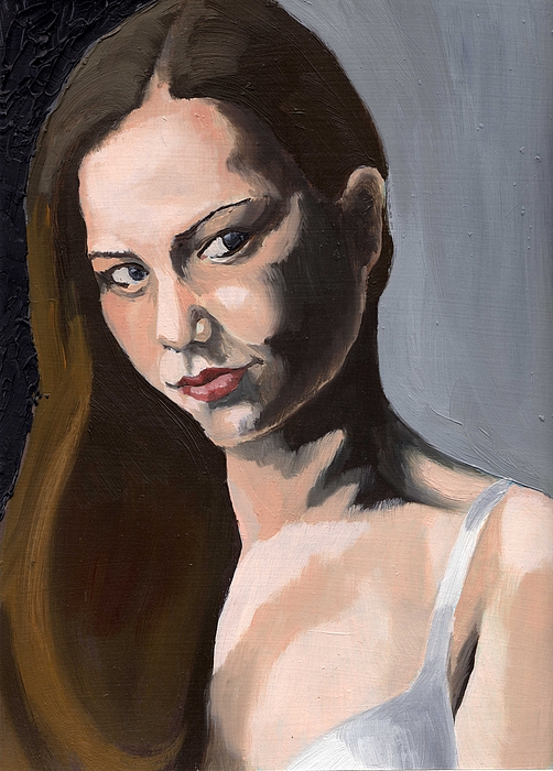 Portrait Of Amanda Painting