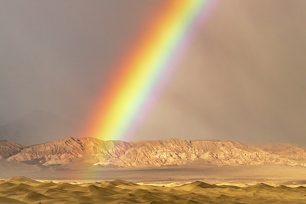 Bill Gallagher - Rainbow Over Mesquite Dunes