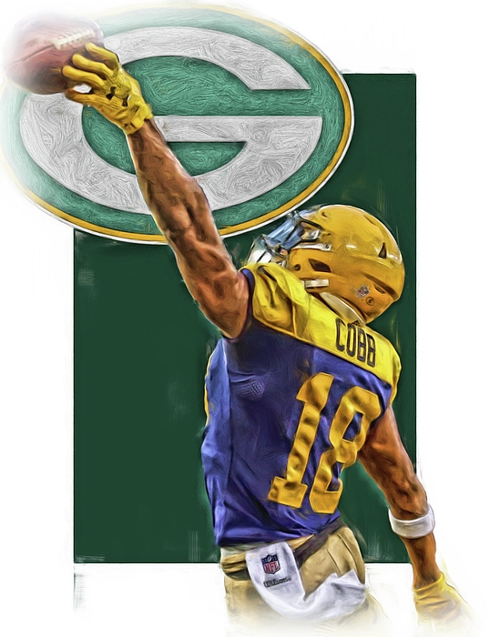 Randall Cobb GREEN BAY PACKERS OIL ART iPhone 13 Case by Joe Hamilton -  Fine Art America