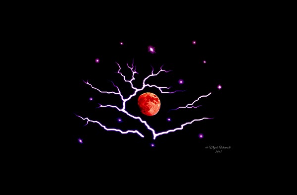 Red Moon Photograph