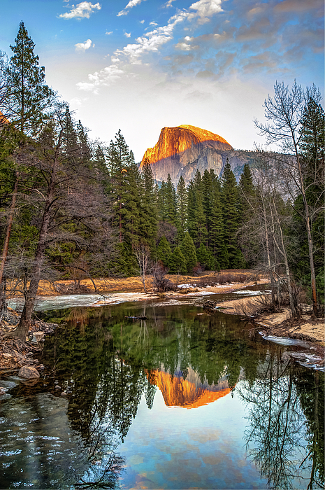 Gregory Ballos - Reflecting Yosemite Half Dome Skies