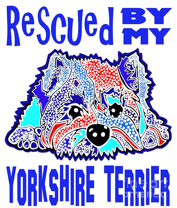 Rescued By My Yorkshire Terrier Terriers Yorkie Yorkies Dog Rescue Jackie Carpenter Puppy Puppies Painting
