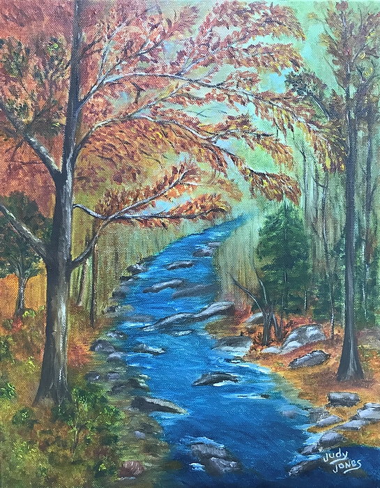 Judy Jones - River Bend in Autumn