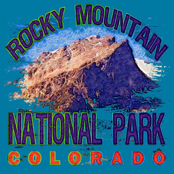 Rocky Mountain National Park Digital Art