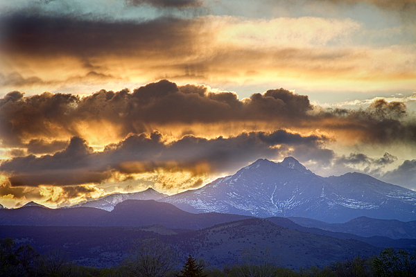 Rocky Mountain Springtime Sunset 3 Photograph