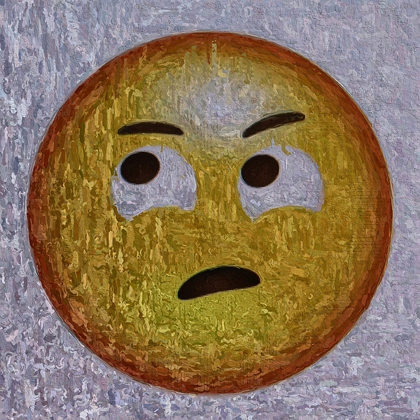 Cursed Emoji (Painted) | Greeting Card