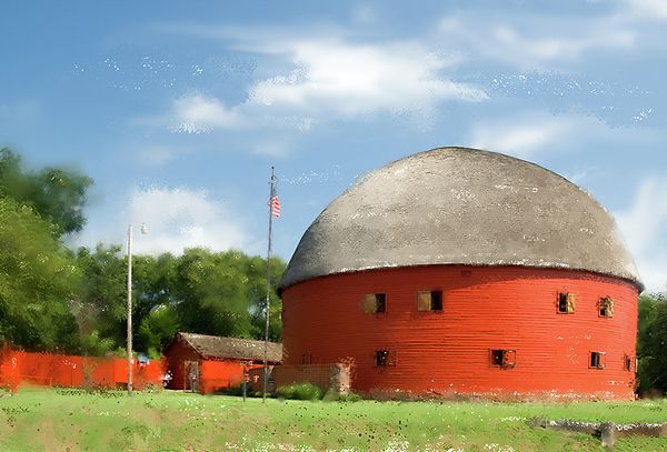 Route 66 Round Barn Photograph
