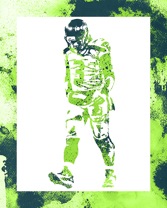 Russell Wilson Seattle Seahawks Team Name Pixel Art 3 Mixed Media by Joe  Hamilton - Pixels