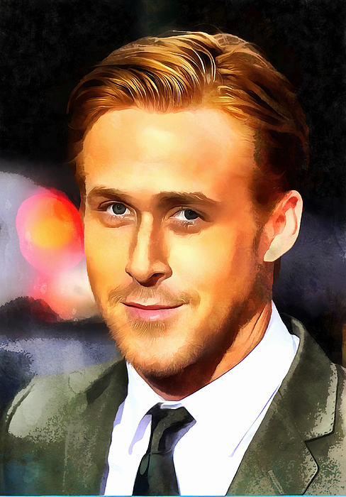 Driver - Ryan Gosling Throw Pillow by Inspirowl Design - Fine Art America