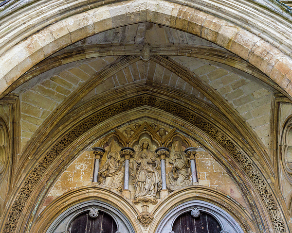 Cathedral arch keystone, artwork available as Framed Prints