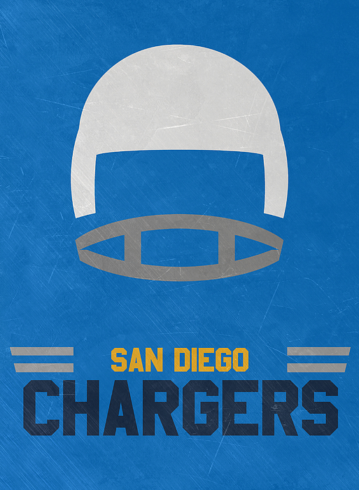 San Diego Chargers Vintage Program 4 Women's T-Shirt by Joe Hamilton -  Pixels