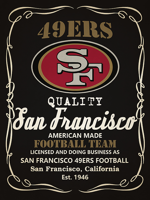 San Francisco 49ers Vintage Program Coffee Mug by Joe Hamilton