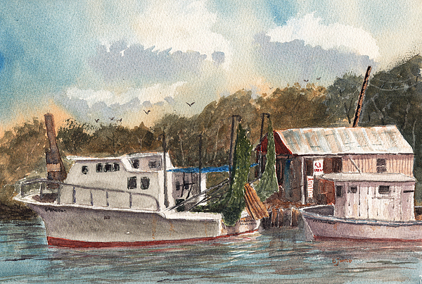Barry Jones - Savannah Bait - Coastal Watercolor