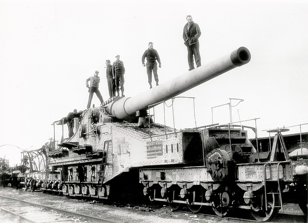 Schwerer Gustav railway gun unknown date or location Weekender Tote Bag by  David Lee Guss - Fine Art America