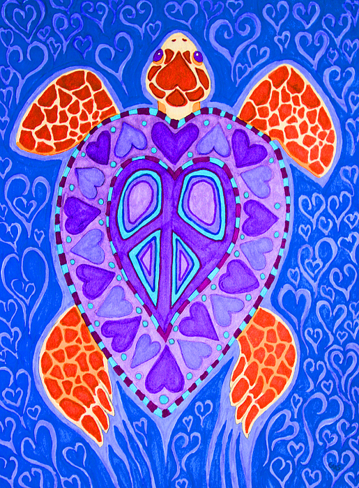 Sea Turtle Hearts 2 Shower Curtain for Sale by Nick Gustafson