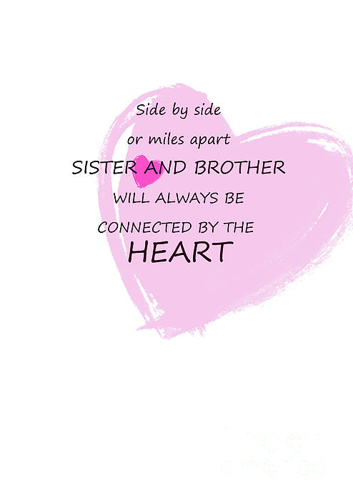 Smalls Isterandbrother - Sister and Brother quotes 4 iPhone 13 Case by Prar K Arts - Fine Art America