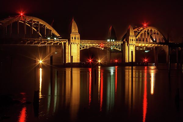 James Eddy - Siuslaw River Bridge Reflections