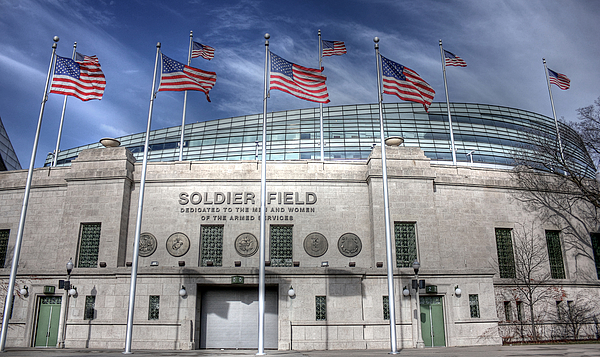 100 Years Old -- Wrigley Field in Green Photograph by David Bearden - Pixels